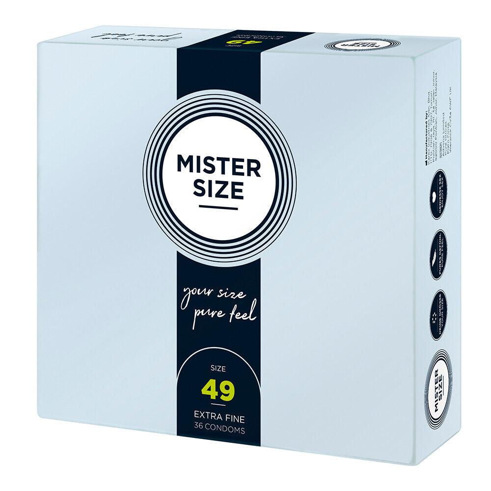 Mister Size 49mm Your Size Pure Feel Condoms 36 Pack - Rapture Works