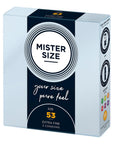 Mister Size 53mm Your Size Pure Feel Condoms 3 Pack - Rapture Works