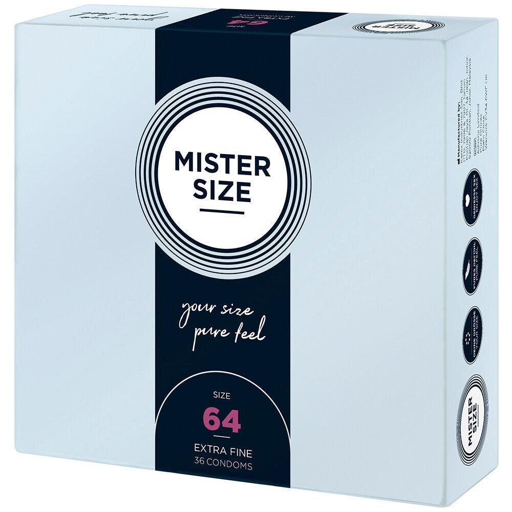Mister Size 64mm Your Size Pure Feel Condoms 36 Pack - Rapture Works