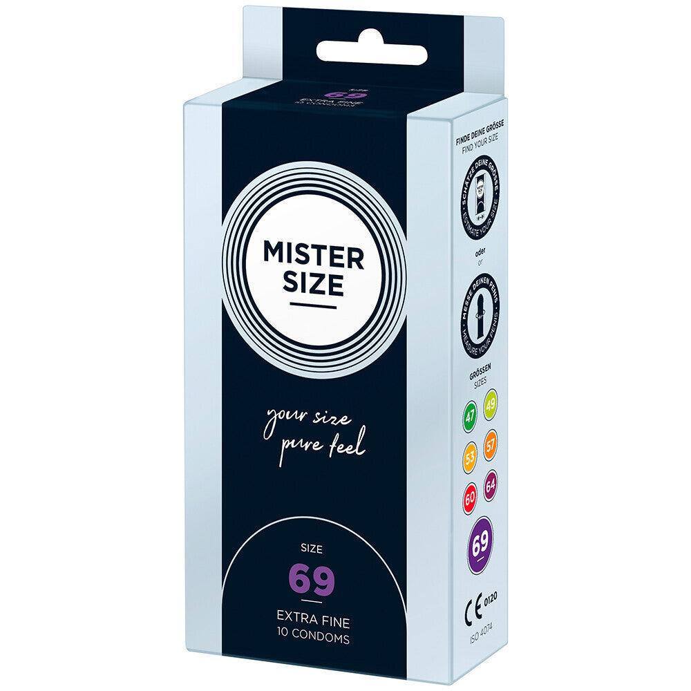 Mister Size 69mm Your Size Pure Feel Condoms 10 Pack - Rapture Works