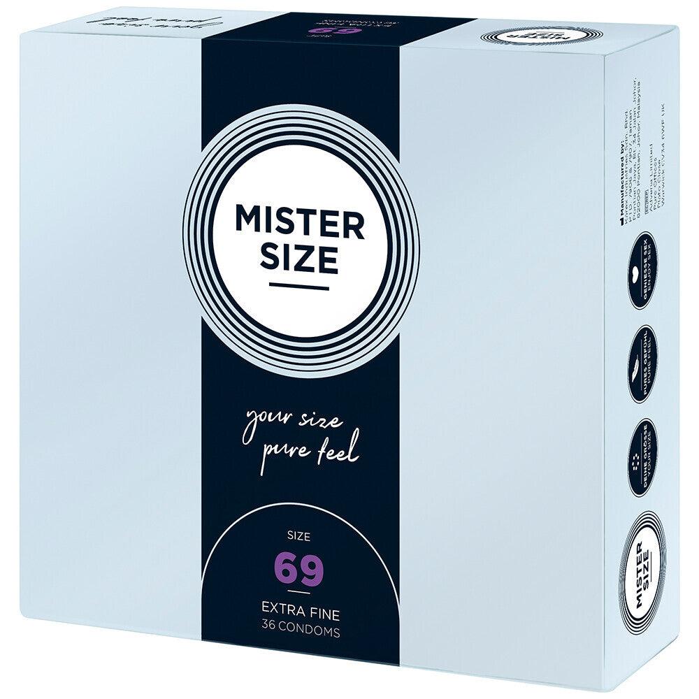 Mister Size 69mm Your Size Pure Feel Condoms 36 Pack - Rapture Works