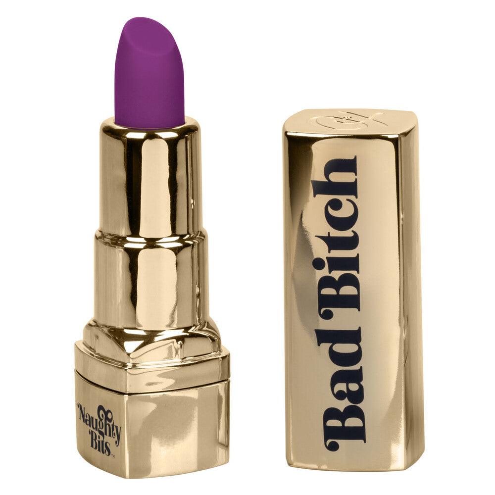 Naughty Bits Bad Bitch Rechargeable Lipstick Vibrator - Rapture Works