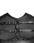 NEK Matte Look Shirt With Chest Harness Black - Rapture Works