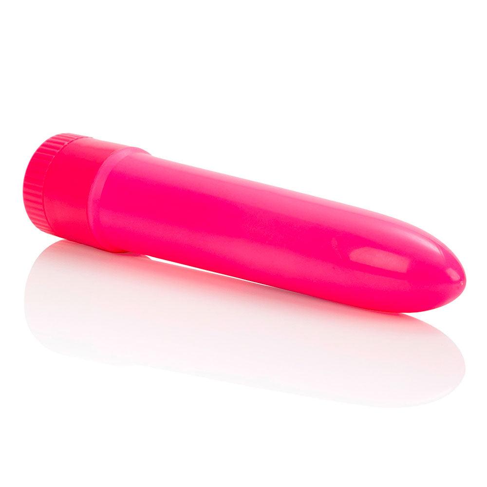 Neon Pink Multi Speed Mini Vibrator - Rapture Works