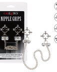 Nipple Grips 4 Point Nipple Press With Bells - Rapture Works