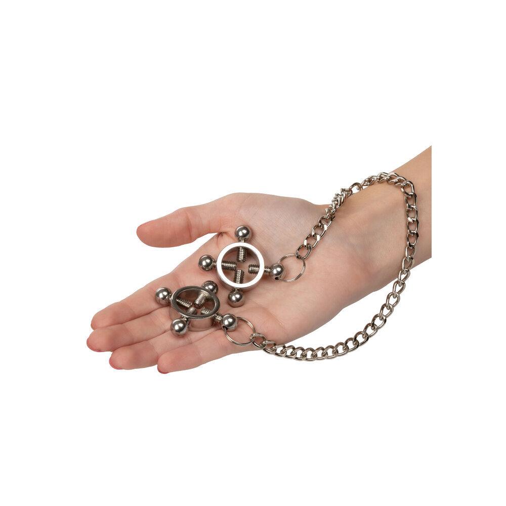 Nipple Grips 4 Point Nipple Press With Chain - Rapture Works