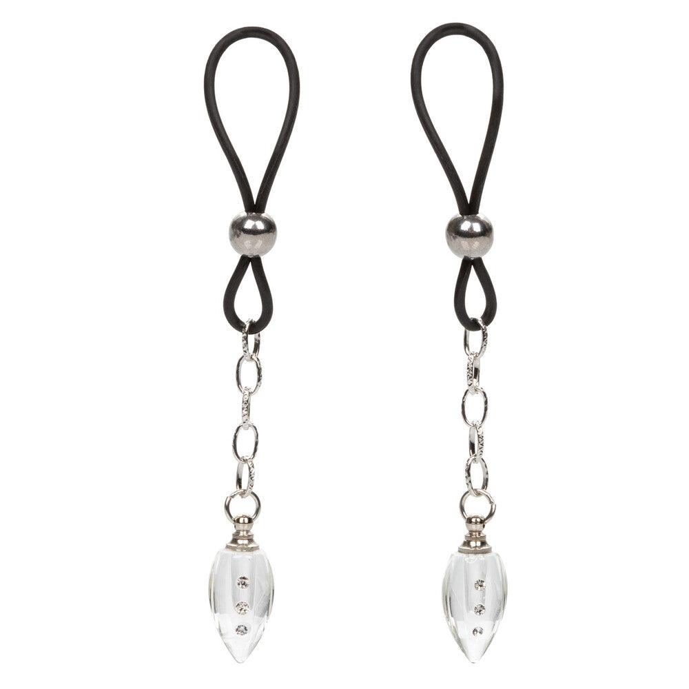 Nipple Play NonPiercing Nipple Jewellery Crystal Teardrop - Rapture Works