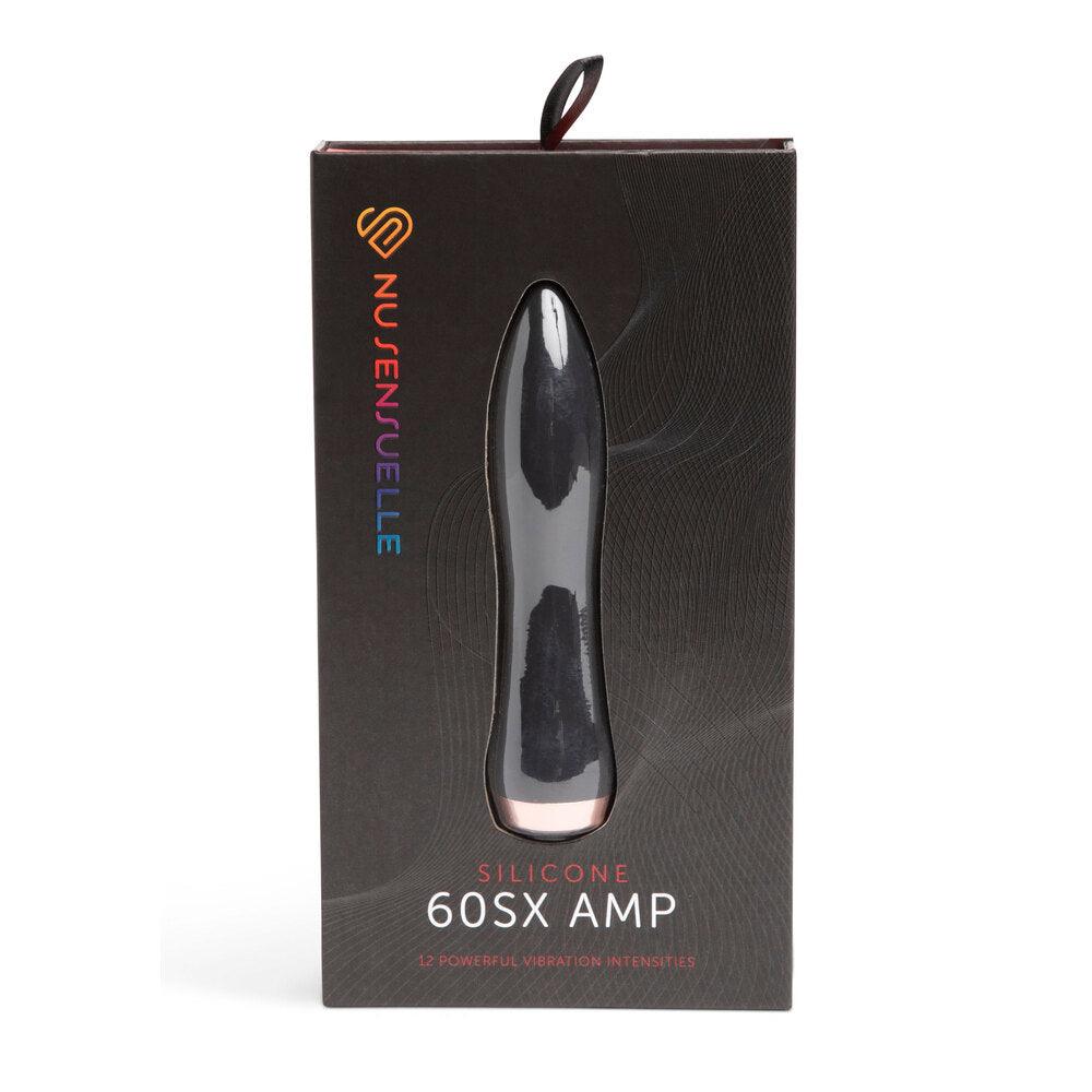 Nu Sensuelle Silicone 60SX AMP Bullet Black - Rapture Works