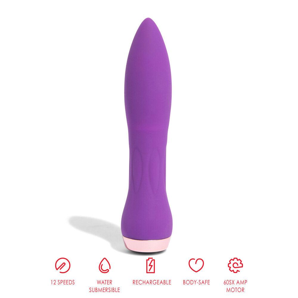 Nu Sensuelle Silicone 60SX AMP Bullet Purple - Rapture Works