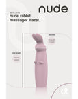 Nude Hazel Mini Rabbit Massager - Rapture Works