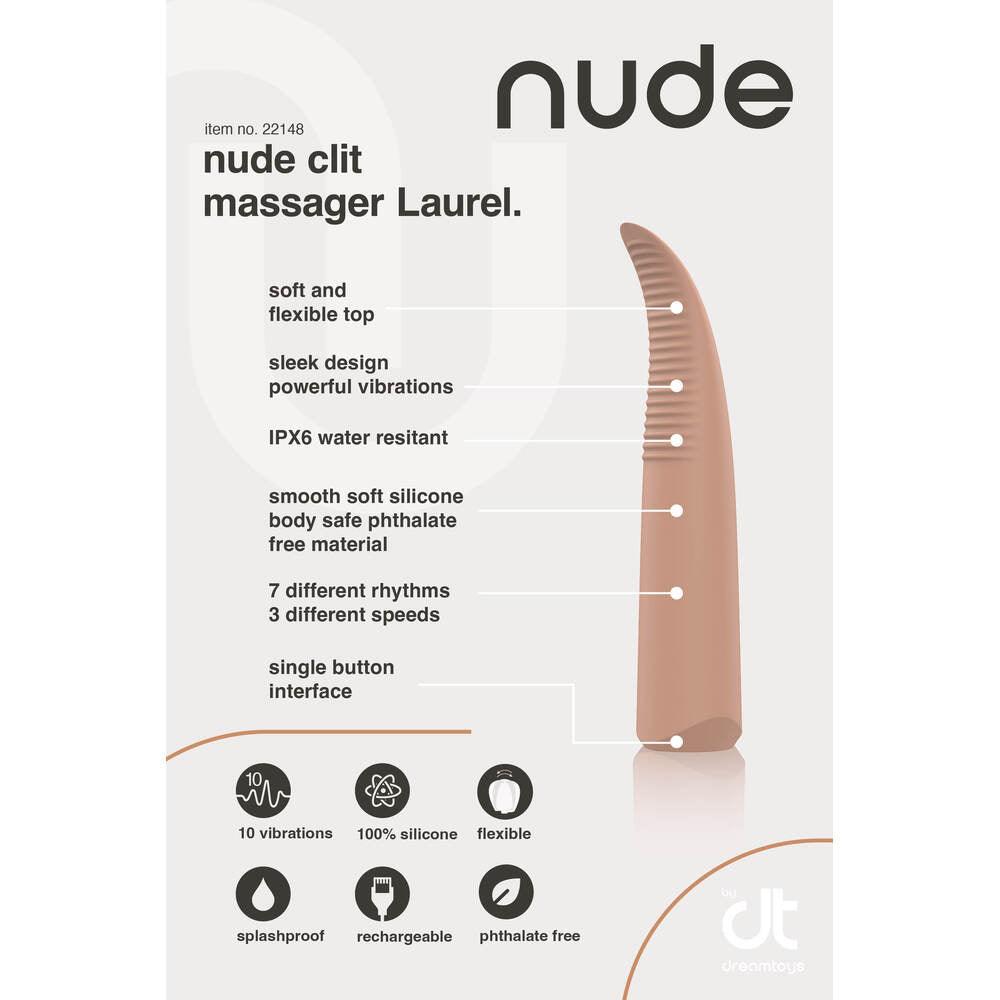 Nude Laurel Mini Travel Massager - Rapture Works