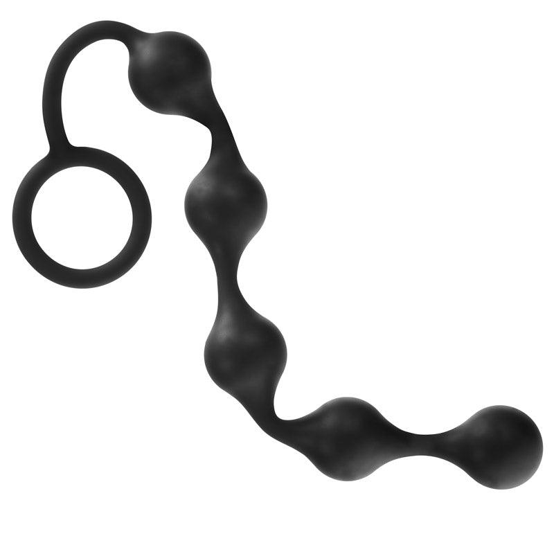 Onyx Silicone Anal Beads - Rapture Works