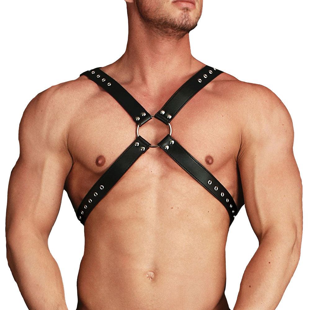 Ouch Adonis High Halter Harness - Rapture Works