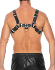 Ouch Chest Bulldog Harness Black Large to X Large - Rapture Works