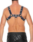 Ouch Chest Bulldog Harness Blue Small To Medium - Rapture Works