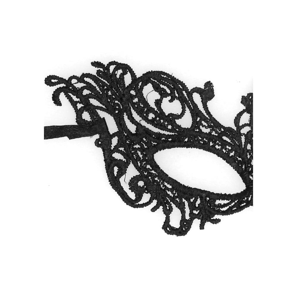 Ouch Royal Black Lace Mask - Rapture Works