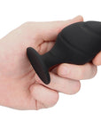 Ouch Silicone Swirled Butt Plug Set Black - Rapture Works