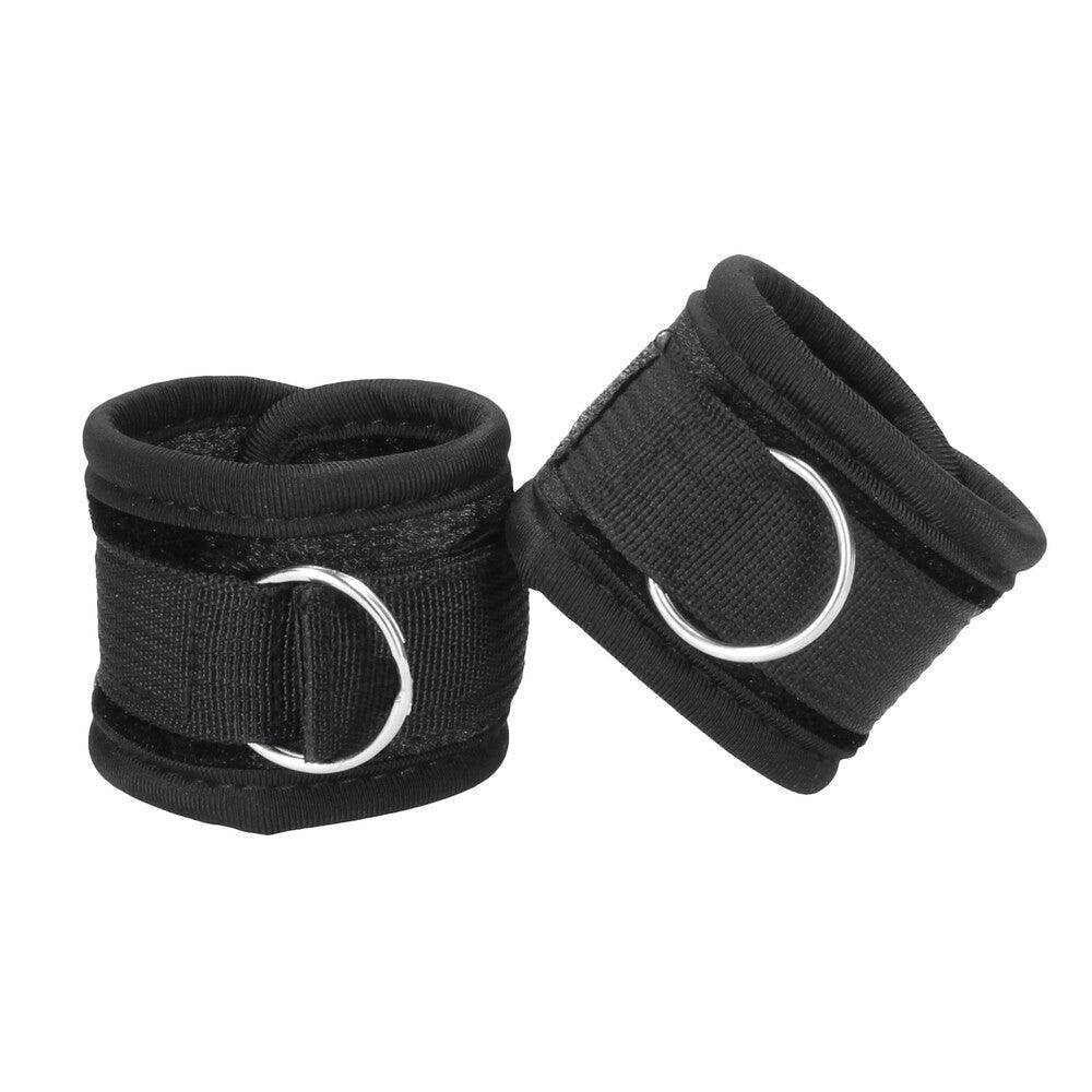 Ouch Velvet And Velcro Wrist Cuffs - Rapture Works