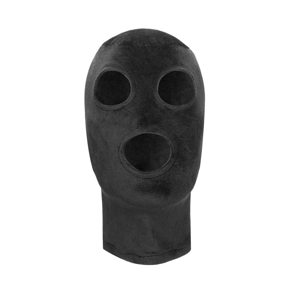 Ouch Velvet Mask With Eye And Mouth Opening - Rapture Works