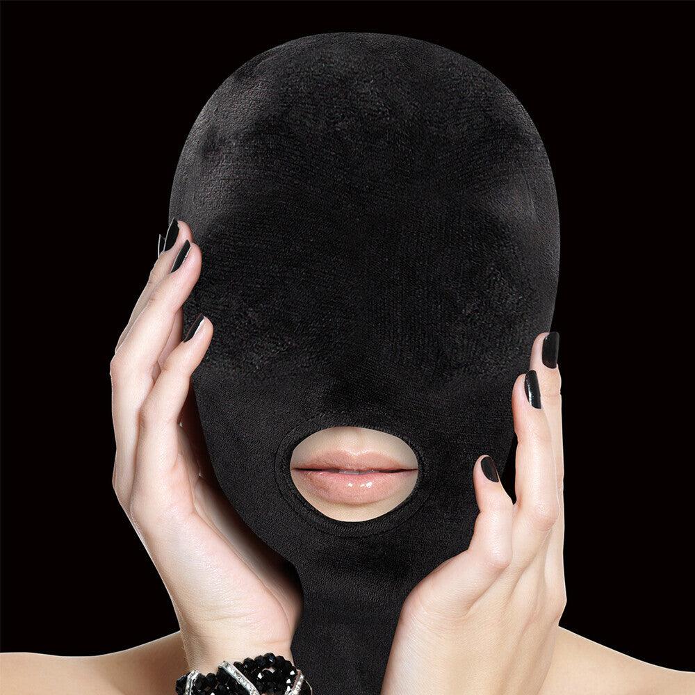 Ouch Velvet Mask With Mouth Opening - Rapture Works