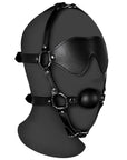 Ouch Xtreme Blindfolded Harness With Solid Ball Gag - Rapture Works