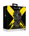 Ouch Xtreme Blindfolded Harness With Solid Ball Gag - Rapture Works