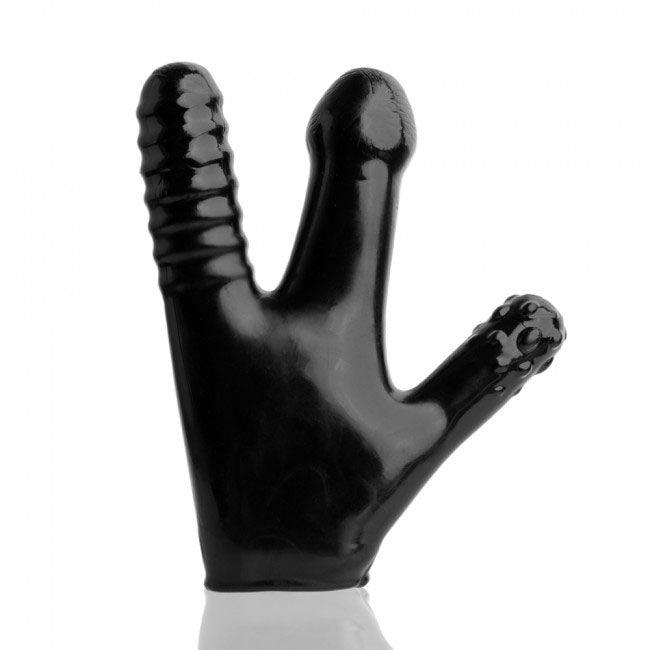 Oxballs Claw Dildo Glove Black - Rapture Works