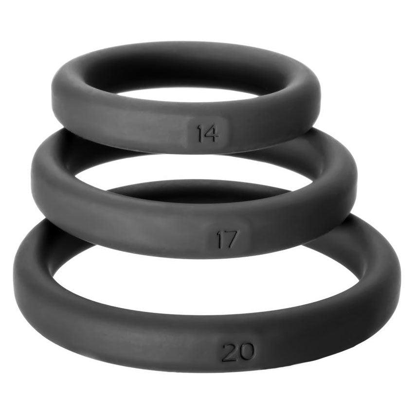 Perfect Fit XactFit Cockring Sizes 14, 17, 20 - Rapture Works