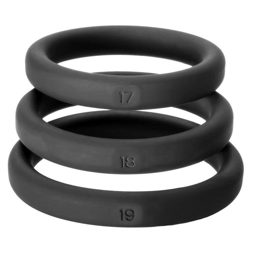 Perfect Fit XactFit Cockring Sizes 17, 18, 19 - Rapture Works