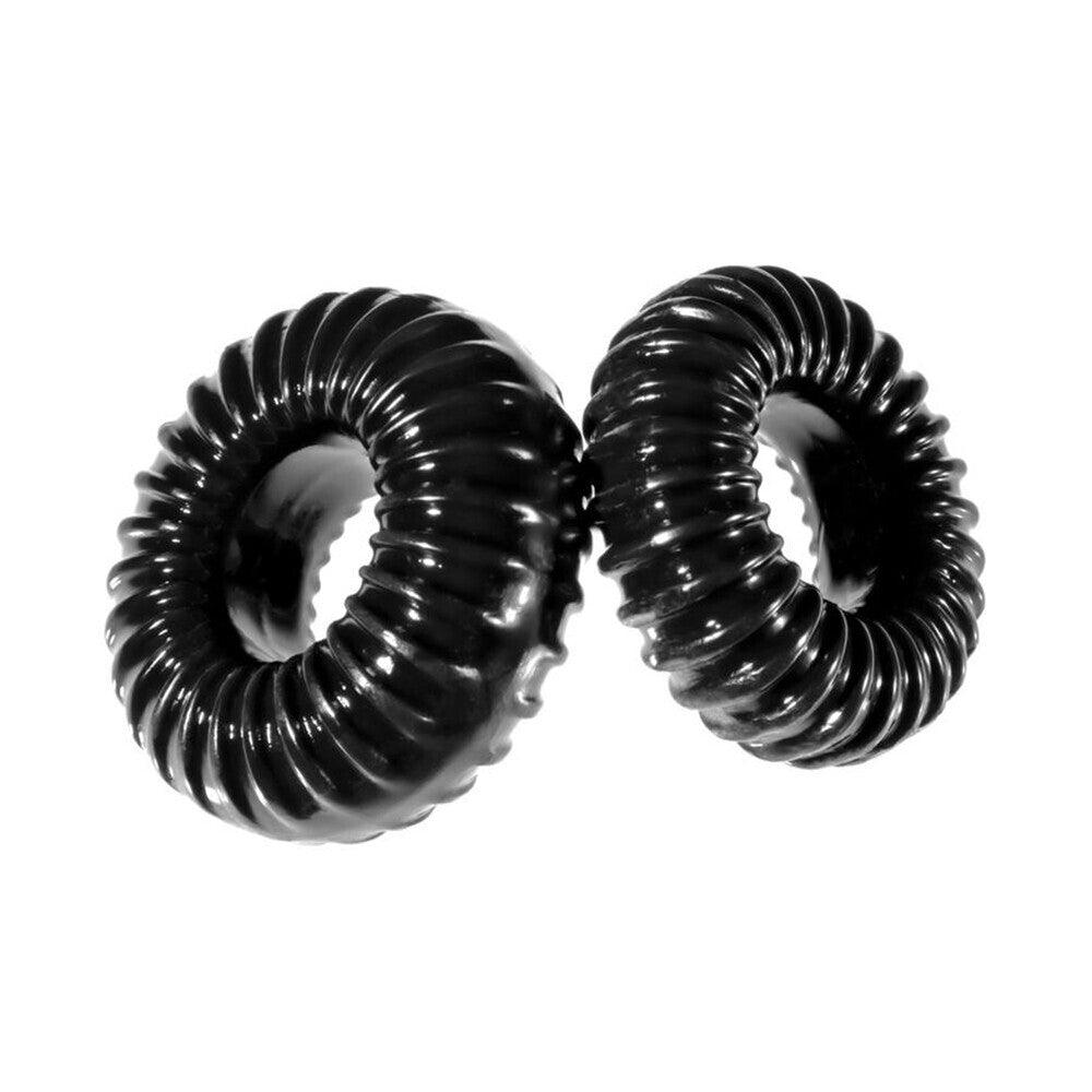 Perfect Fit XPlay Gear Slim Ribbed Cock Rings 2 Pack - Rapture Works