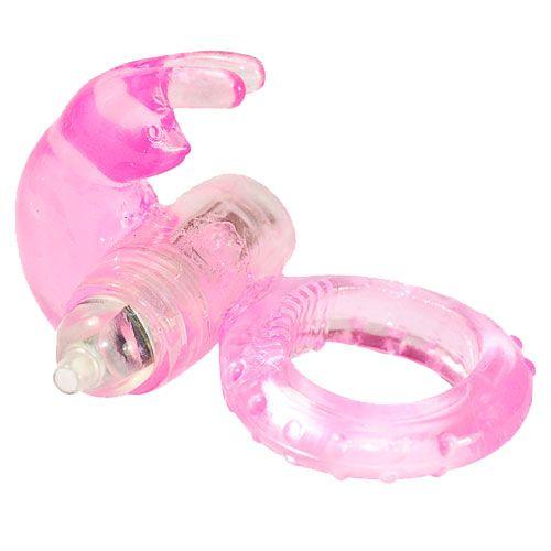 Pink Jelly Vibrating Rabbit Cock Ring - Rapture Works