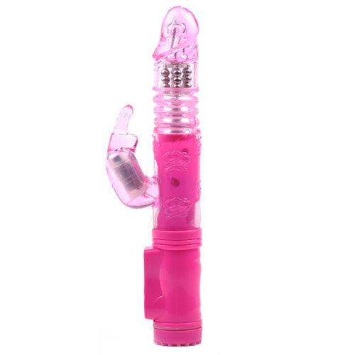 Pink Rabbit Vibrator With Thrusting Motion - Rapture Works