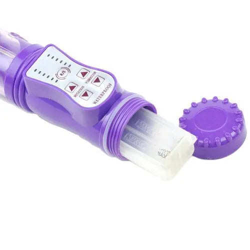 Rabbit Vibrator With Thrusting Motion Purple - Rapture Works