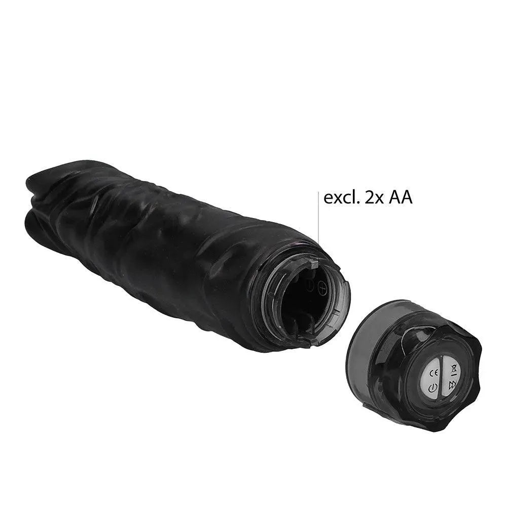Realistic 10 speed Vibrator Black - Rapture Works