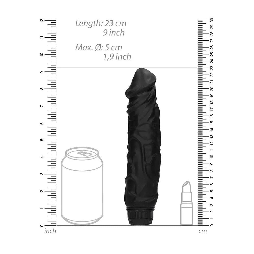 Realistic Vibrator Black - Rapture Works