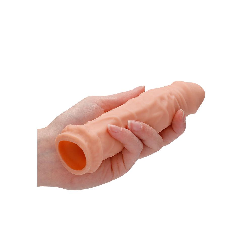 Realrock 6 Inch Penis Sleeve Flesh Pink - Rapture Works