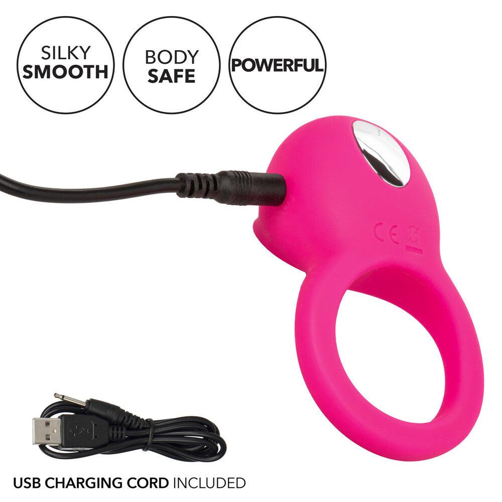 Rechargeable Teasing Tongue Enhancer Cock Ring - Rapture Works