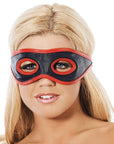 Red And Black Leather Mask - Rapture Works