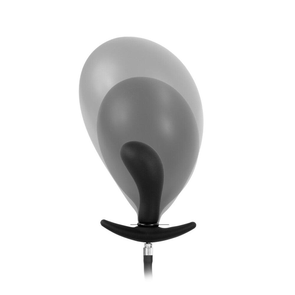 Rimba Latex Play Inflatable Anal Plug - Length of plug 80 mm - Rapture Works