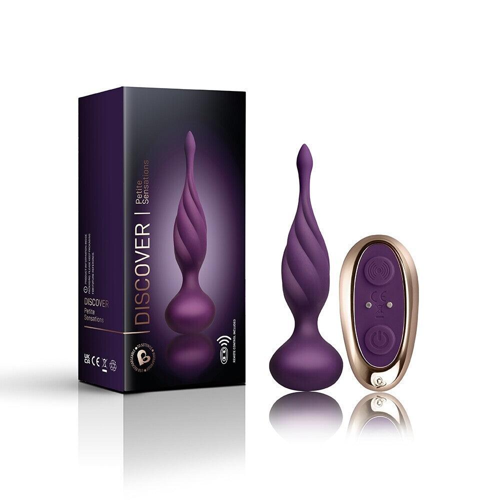 Rocks Off Petite Sensations Discover Butt Plug Purple - Rapture Works