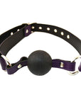 Rouge Garments Ball Gag Purple - Rapture Works