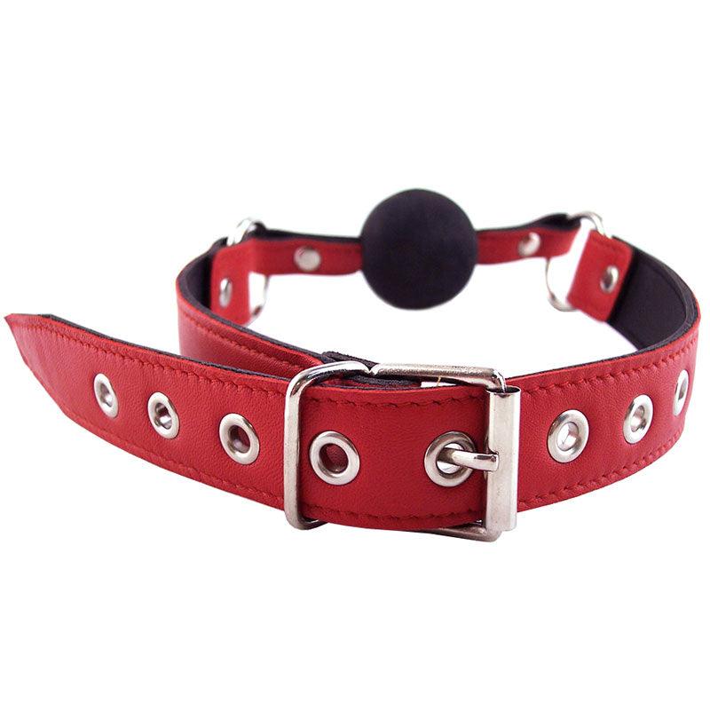 Rouge Garments Ball Gag Red - Rapture Works