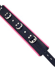 Rouge Garments Black And Pink Padded Collar - Rapture Works