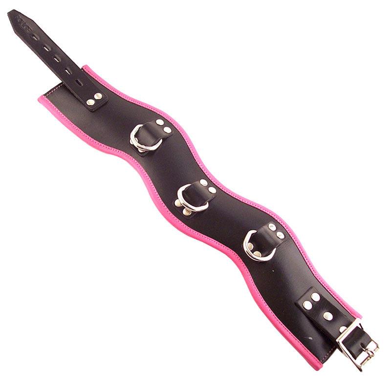 Rouge Garments Black And Pink Padded Posture Collar - Rapture Works