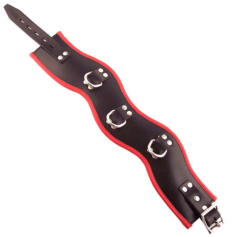 Rouge Garments Black And Red Padded Posture Collar - Rapture Works