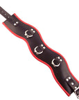 Rouge Garments Black And Red Padded Posture Collar - Rapture Works