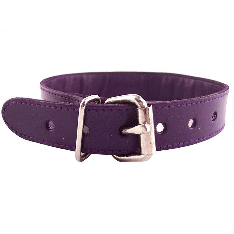 Rouge Garments Purple Studded O-Ring Studded Collar - Rapture Works