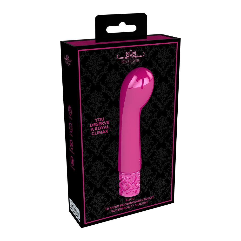 Royal Gems Bijou Rechargeable Silicone Bullet Pink - Rapture Works