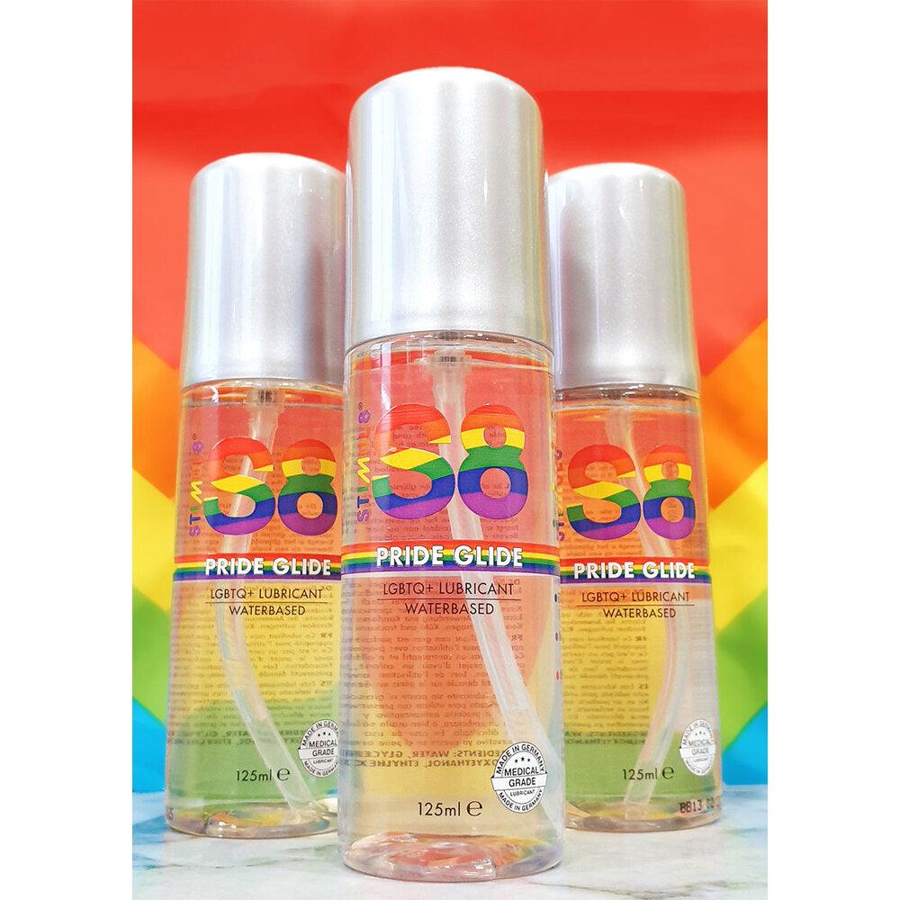 S8 Pride Glide Water Based Lubricant 125ml - Rapture Works