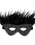 Satin Look Feather Mask - Rapture Works